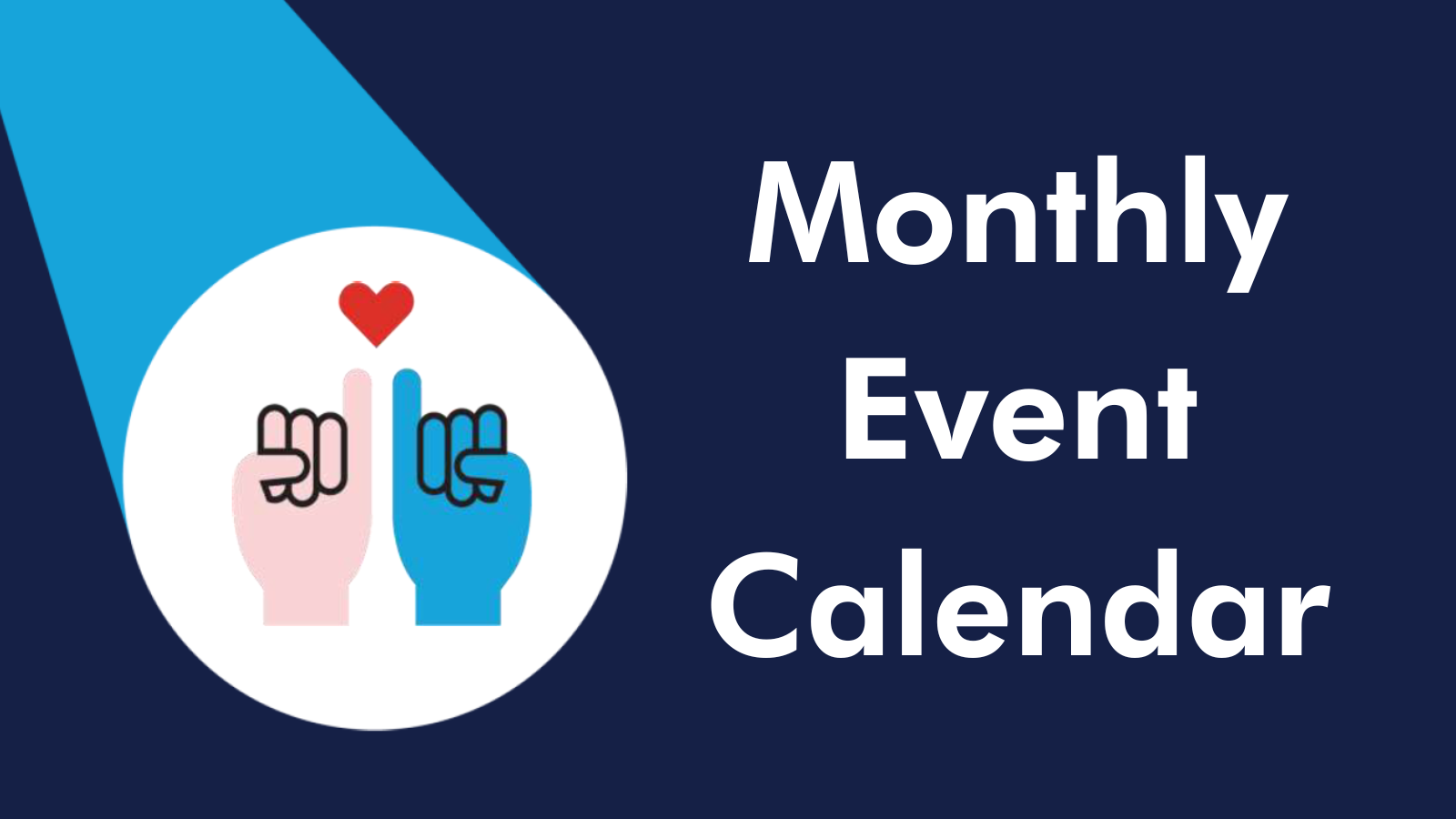 Monthly Event Calendar